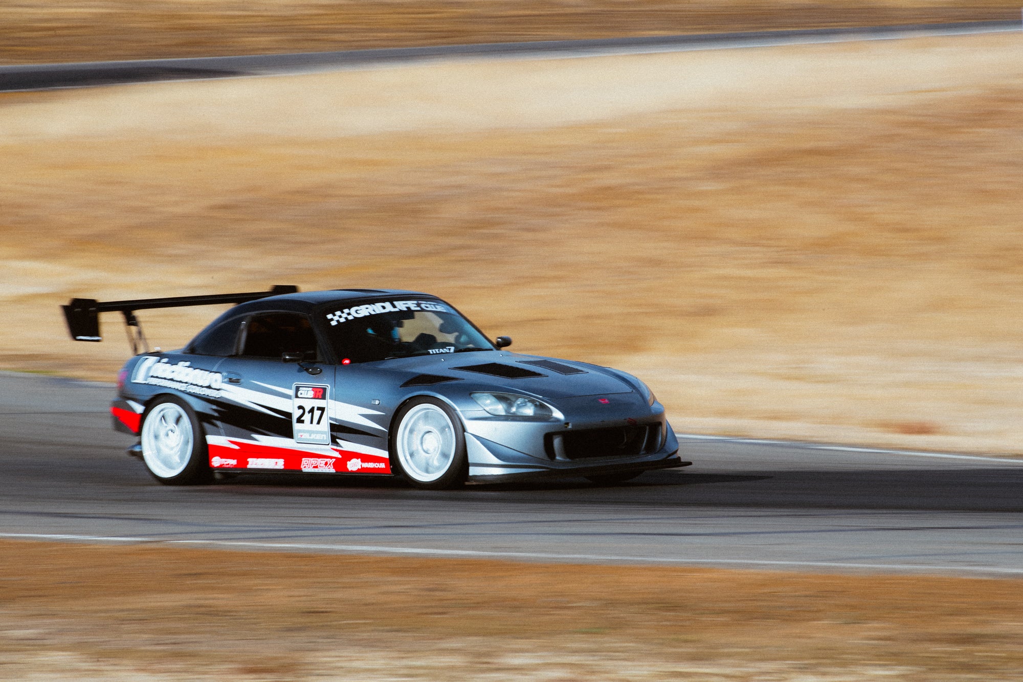 K24 S2000 at Willow Springs