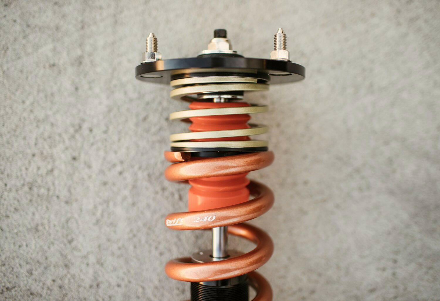 Close-up of Swift Springs and Swift Helper Springs – precision-made performance suspension components