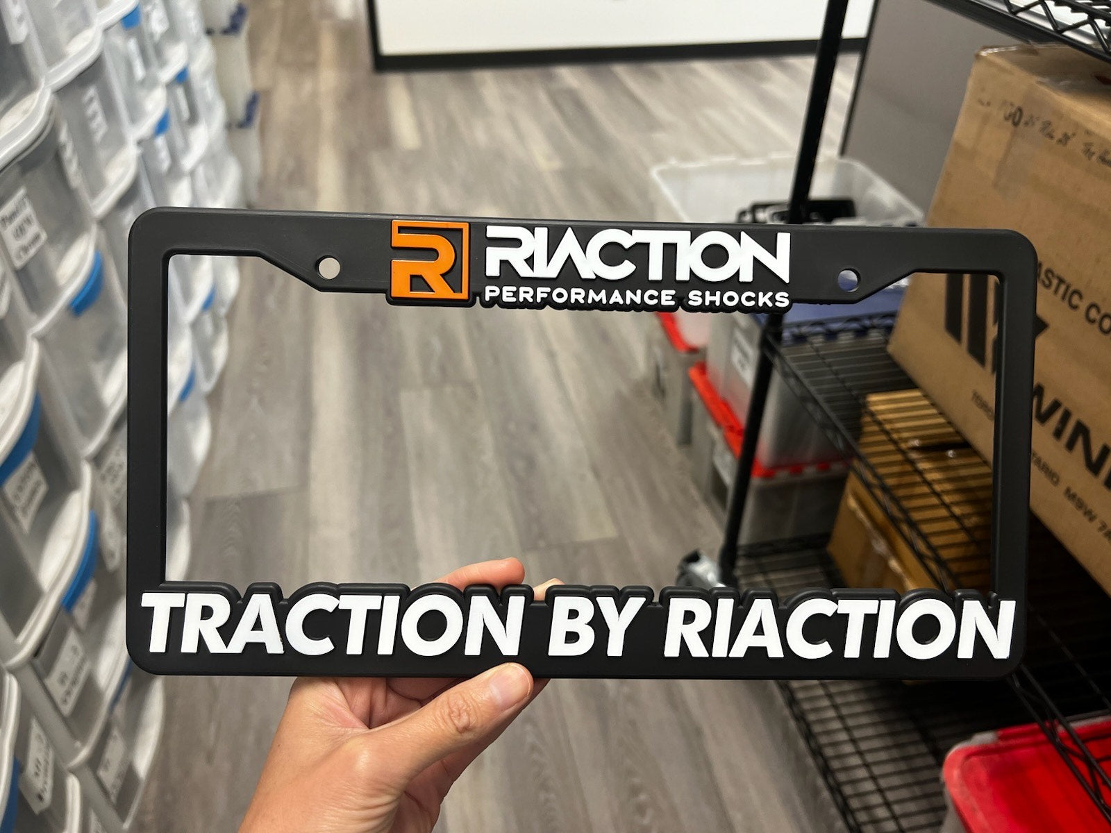 RIACTION USA LICENSE PLATE FRAME - Riaction Performance Shocks
